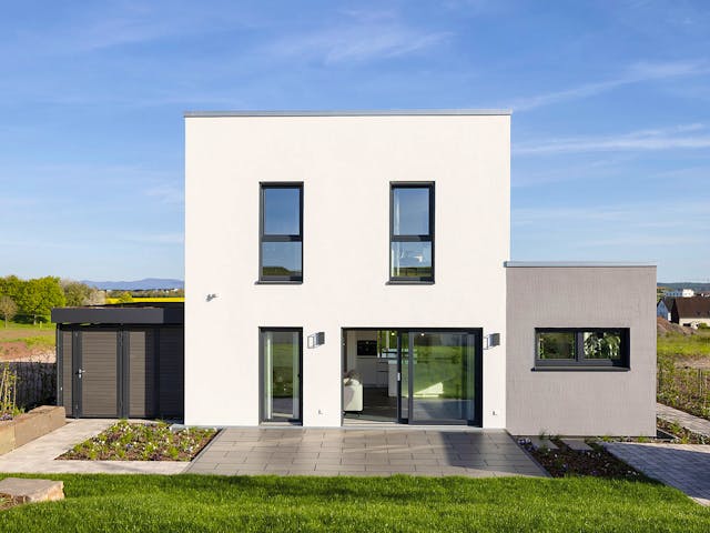 Fertighaus MH Fulda - TALO von FingerHaus Schlüsselfertig ab 428437€, Außenansicht 1 Fertighaus MH Fulda - TALO von FingerHaus Schlüsselfertig ab 428437€, Außenansicht 1