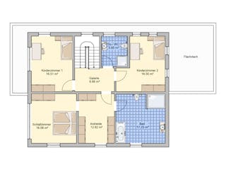 Fertighaus Freiburg von Fingerhut Haus Schlüsselfertig ab 597971€, Cubushaus Grundriss 2