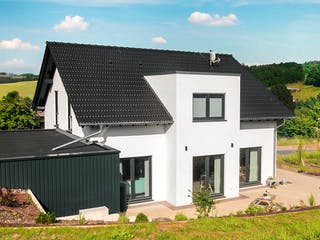 Fertighaus Amika von Fingerhut Haus Schlüsselfertig ab 475632€, Satteldach-Klassiker Außenansicht 4
