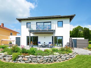 Fertighaus Komforta von Fingerhut Haus Schlüsselfertig ab 477777€, Stadtvilla Außenansicht 2