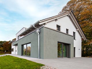 Fertighaus Bad Vilbel - Musterhaus NEU von Fingerhut Haus Schlüsselfertig ab 593766€, Satteldach-Klassiker Außenansicht 3