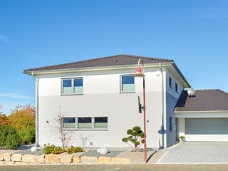 Fertighaus Tero von Fingerhut Haus Schlüsselfertig ab 464815€, Stadtvilla Außenansicht 1