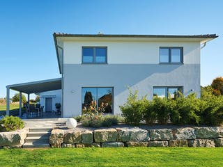 Fertighaus Tero von Fingerhut Haus Schlüsselfertig ab 464815€, Stadtvilla Außenansicht 2