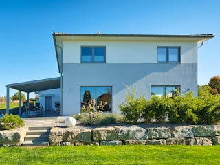 Fertighaus Tero von Fingerhut Haus Schlüsselfertig ab 464815€, Stadtvilla Außenansicht 1