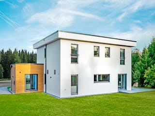 Fertighaus Vilago - MH Neunkhausen von Fingerhut Haus Schlüsselfertig ab 634664€, Cubushaus Außenansicht 5
