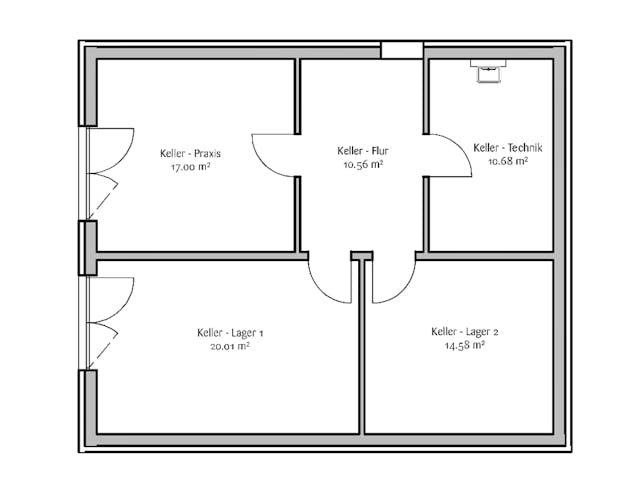 Fertighaus Modern 146 von FischerHaus Schlüsselfertig ab 472006€, Satteldach-Klassiker Grundriss 3