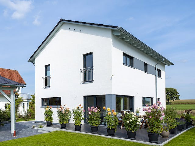 Fertighaus Modern 152 von FischerHaus Schlüsselfertig ab 637770€, Bungalow Außenansicht 1