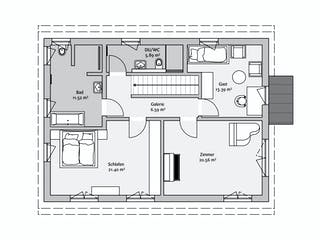 Fertighaus Modern 161 von FischerHaus Schlüsselfertig ab 530046€, Satteldach-Klassiker Grundriss 2
