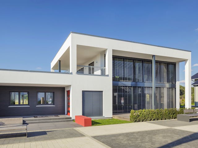 Fertighaus frame. - MH Köln von LUXHAUS, Cubushaus Außenansicht 1
