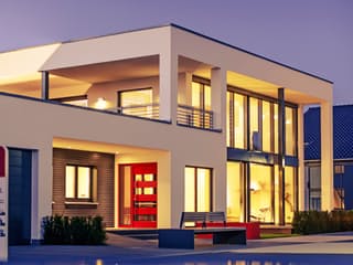 Fertighaus frame. - MH Köln von LUXHAUS, Cubushaus Außenansicht 5