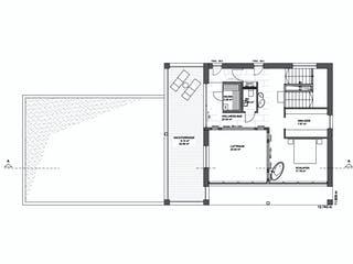 Fertighaus frame. - MH Köln von LUXHAUS, Cubushaus Grundriss 2