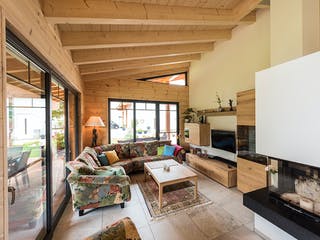 Blockhaus Am Oberrhein von Fullwood Wohnblockhaus Ausbauhaus ab 340000€, Bungalow Innenansicht 1