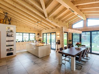 Blockhaus Am Oberrhein von Fullwood Wohnblockhaus Ausbauhaus ab 340000€, Bungalow Innenansicht 8