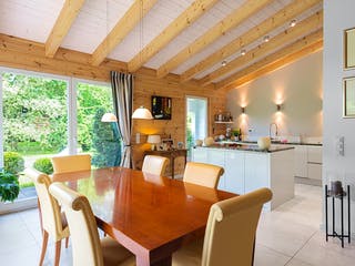 Blockhaus An der Sülz von Fullwood Wohnblockhaus Bausatzhaus ab 220000€, Bungalow Innenansicht 4