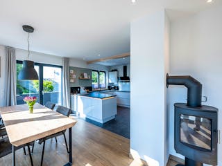 Blockhaus Kreuzblick von Fullwood Wohnblockhaus Bausatzhaus ab 260000€, Satteldach-Klassiker Innenansicht 3