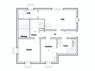 Blockhaus Mittelfranken von Fullwood Wohnblockhaus Ausbauhaus ab 360000€, Blockhaus Grundriss 3