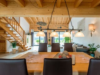 Blockhaus Neffelbach von Fullwood Wohnblockhaus Ausbauhaus ab 300000€, Pultdachhaus Innenansicht 8