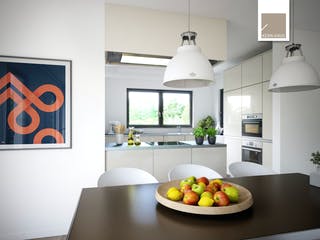 Massivhaus Bauhaus Futura von Kern-Haus Schlüsselfertig ab 473900€, Cubushaus Innenansicht 2