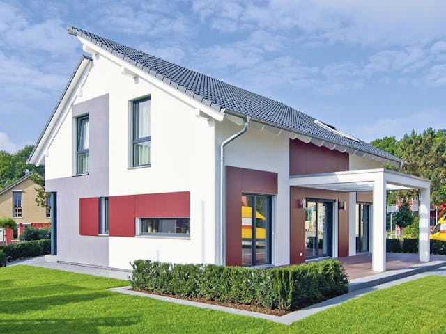 Fertighaus Ausstellungshaus Bad Vilbel – generation5.5 200 von WeberHaus Schlüsselfertig ab 450000€, Außenansicht 1