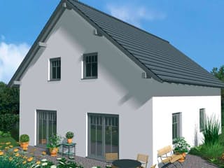 Massivhaus Grande von Wagener Systemhausbau Schlüsselfertig ab 339000€, Satteldach-Klassiker Außenansicht 1