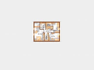 Massivhaus Grande von Wagener Systemhausbau Schlüsselfertig ab 339000€, Satteldach-Klassiker Grundriss 1