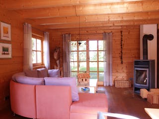 Blockhaus Görwihl von Rems-Murr-Holzhaus Ausbauhaus ab 344710€, Satteldach-Klassiker Innenansicht 1