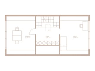Fertighaus Holzhaus in Holzkirchen von GRUBER.HAUS Schlüsselfertig ab 2500000€, Satteldach-Klassiker Grundriss 3