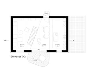 Fertighaus The Urban House von Haas Fertigbau, Cubushaus Grundriss 2