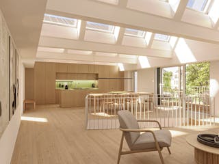 Fertighaus The Urban House von Haas Fertigbau, Cubushaus Innenansicht 1