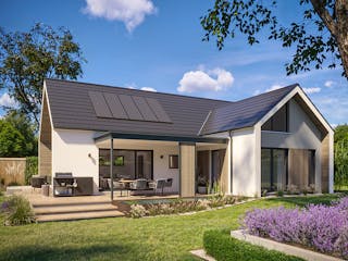 Fertighaus Haas Vivo 103 von Haas Fertigbau Österreich, Satteldach-Klassiker Außenansicht 2