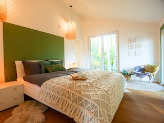 Fertighaus Haas MH Bad Vilbel J 142 von Haas Fertigbau Ausbauhaus ab 215000€, Satteldach-Klassiker Innenansicht 2