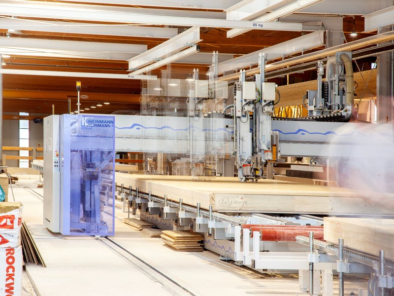Dienstleister Haas Fertigbau Fertigungswerk von Haas Haus