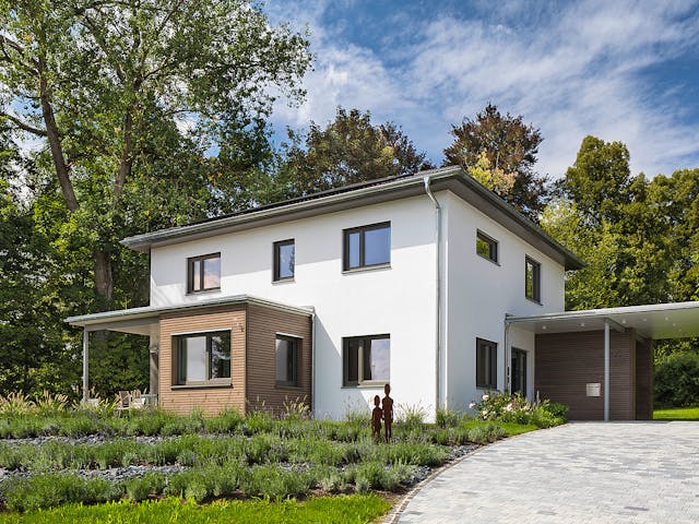 Fertighaus Villa 177 von Hanse Haus Schlüsselfertig ab 479801€, Stadtvilla Außenansicht 1 Fertighaus Villa 177 von Hanse Haus Schlüsselfertig ab 479801€, Stadtvilla Außenansicht 1