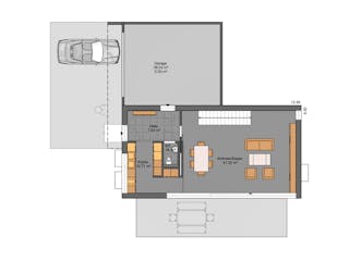 Massivhaus Classic 154.1 von Haus der Handwerker, Satteldach-Klassiker Grundriss 1