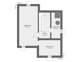 Massivhaus Lifestyle 118.1 von Haus der Handwerker, Cubushaus Grundriss 3