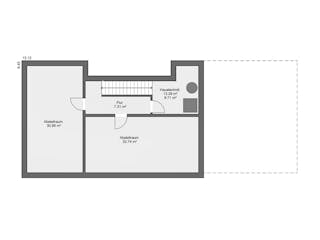 Massivhaus Lifestyle 176.1 von Haus der Handwerker, Cubushaus Grundriss 3