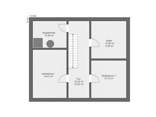 Massivhaus Stadtvilla 154.1 von Haus der Handwerker, Stadtvilla Grundriss 3