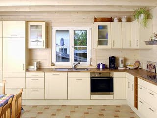 Blockhaus B167 von Frammelsberger Holzbau, Blockhaus Innenansicht 3