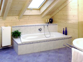 Blockhaus B167 von Frammelsberger Holzbau, Blockhaus Innenansicht 4