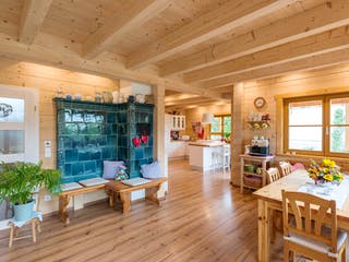 Blockhaus B138 Görlitz von Frammelsberger Holzbau, Blockhaus Innenansicht 4