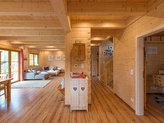 Blockhaus B138 Görlitz von Frammelsberger Holzbau, Blockhaus Innenansicht 5