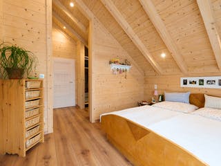 Blockhaus B138 Görlitz von Frammelsberger Holzbau, Blockhaus Innenansicht 8