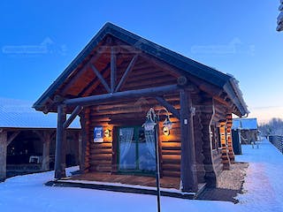 Blockhaus Blockhütte Ottawa von Holzbau Rustikal - Blockhäuser Bausatzhaus ab 78850€, Blockhaus Außenansicht 3