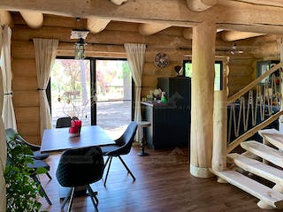 Blockhaus Blockhaus Potsdam von Holzbau Rustikal - Blockhäuser Bausatzhaus ab 158175€, Blockhaus Innenansicht 1