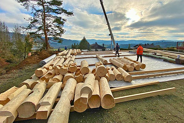Hausanbieter Holzbau Rustikal - Blockhäuser
