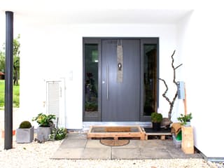 Fertighaus Homestory 088 von LEHNER HAUS Schlüsselfertig ab 442520€, Satteldach-Klassiker Außenansicht 5