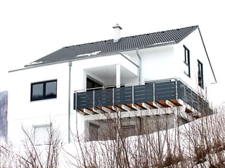 Fertighaus Homestory 114 von LEHNER HAUS Schlüsselfertig ab 396500€, Satteldach-Klassiker Außenansicht 4