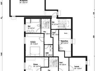 Fertighaus Homestory 173 von LEHNER HAUS - Mehrfamilienhäuser Schlüsselfertig ab 972400€, Satteldach-Klassiker Grundriss 3