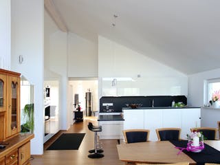 Fertighaus Homestory 173 von LEHNER HAUS - Mehrfamilienhäuser Schlüsselfertig ab 972400€, Satteldach-Klassiker Innenansicht 2