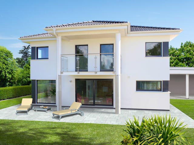 Fertighaus Homestory 244 von LEHNER HAUS Schlüsselfertig ab 390000€, Stadtvilla Außenansicht 1